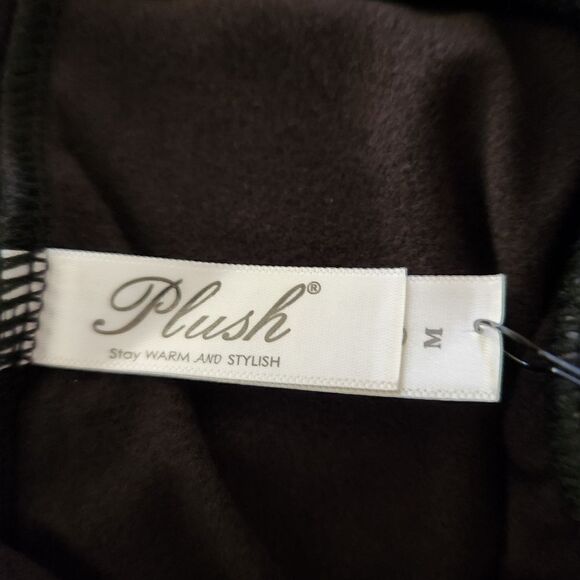 Plush Cozy Snake Print Loungewear Fleece Lined Legging Pants Size Medium - Picture 7 of 8